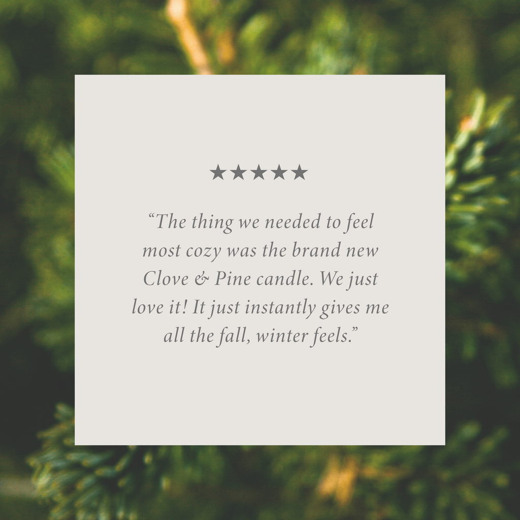 Clove & Pine 16 oz candle