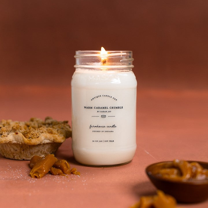 Warm Caramel Crumble by Sarah Joy 16 oz candle