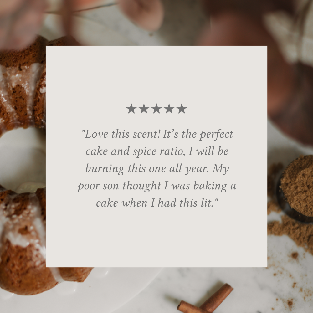 Spice Cake by Karlee Gail Bowman 16 oz candle